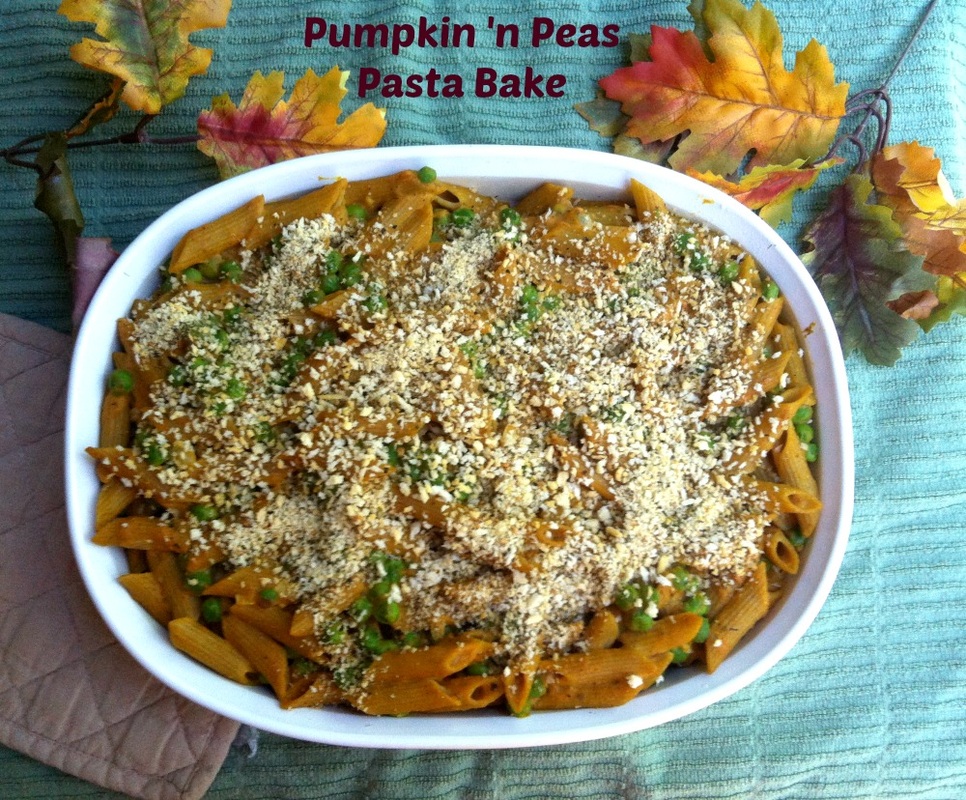 pumpkin pasta, healthy pasta recipe, healthy pumpkin pasta recipe, pumpkin recipe, healthy pumpkin recipe, pumpkin and peas pasta bake, enticing healthy eating