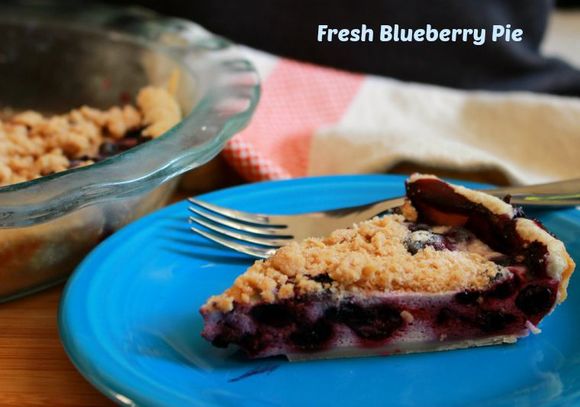Fresh Blueberry Pie; Enticing Healthy Eating
