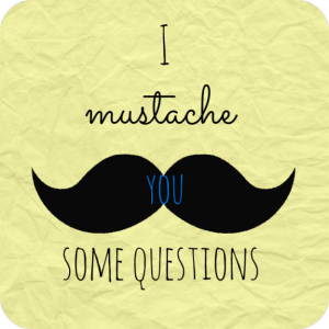 Mustache you Some Questions Survey, Bentonville AR, Dark Chocolate Avocado Truffles, I hate cilantro