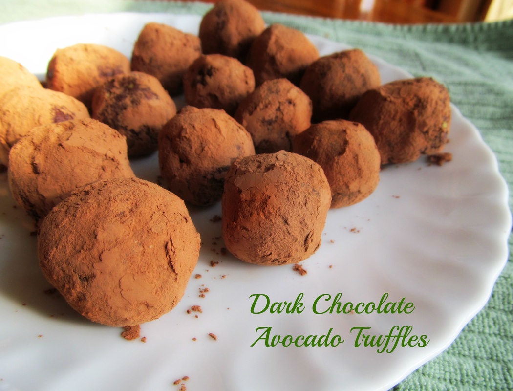 dark chocolate avocado truffles recipe healthy cocoa powder